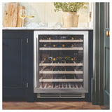 Caple WI6135 Built In Wine Cooler - Stainless Steel