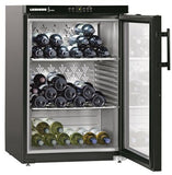 Liebherr WKb1812 Double Glazed Black Wine Cooler 138 Litres