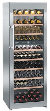 Liebherr WTES5972 Glazed Stainless Steel Wine Cooler 593 Litres