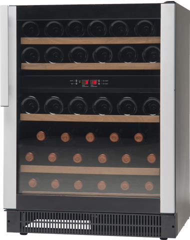 Vestfrost W45 Under Counter Dual Zone Wine Cooler/Fridge 134 Litres