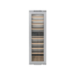 Liebherr 80 Bottle Capacity Dual Zone Built-in Or Integrated Wine Cooler - Stainless Steel EWTdf3553