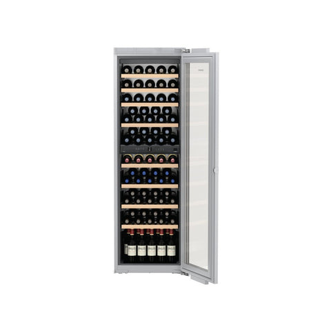 Liebherr 80 Bottle Capacity Dual Zone Built-in Or Integrated Wine Cooler - Stainless Steel EWTdf3553