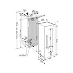 Liebherr 80 Bottle Capacity Dual Zone Built-in Or Integrated Wine Cooler - Stainless Steel EWTdf3553