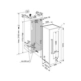 Liebherr 80 Bottle Capacity Dual Zone Built-in Or Integrated Wine Cooler - Stainless Steel EWTdf3553
