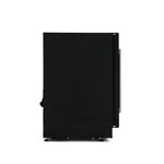 CDA FWC624BL 40 Bottle Freestanding Under Counter Wine Cooler Dual Zone 60cm Wide 82cm Tall - Black FWC624BL