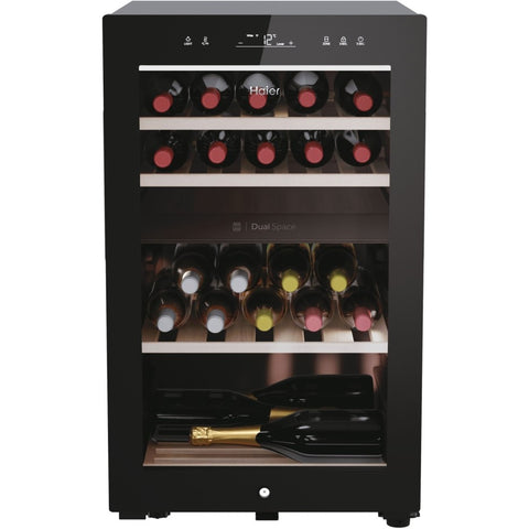 Haier 42 Bottle Wine Cooler - Black