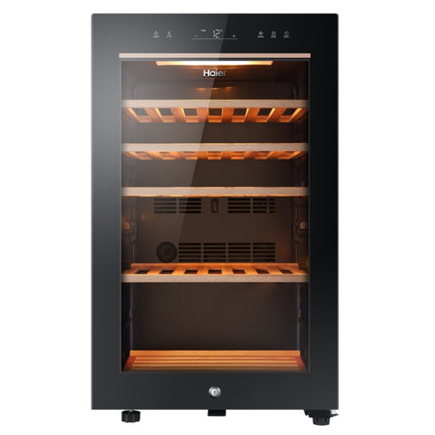 Haier Freestanding Single Zone Wine Cooler With A Energy Rating - Black HWS49GA