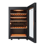 Haier Freestanding Single Zone Wine Cooler With A Energy Rating - Black HWS49GA