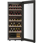 Haier 77 Bottle Freestanding Wine Cooler - Black