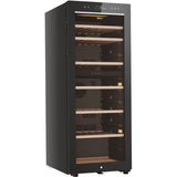 Haier 77 Bottle Freestanding Wine Cooler - Black