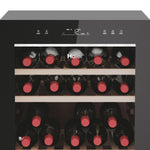 Haier 77 Bottle Freestanding Wine Cooler - Black
