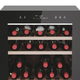 Haier 77 Bottle Freestanding Wine Cooler - Black