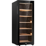 Haier Freestanding 84 Bottle Wine Cooler - Black HWS84GNF
