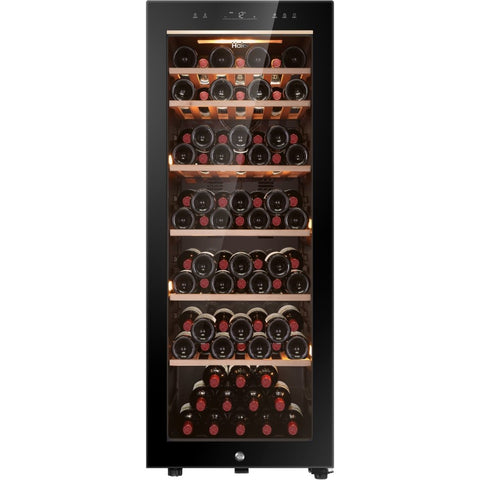 Haier Freestanding 84 Bottle Wine Cooler - Black HWS84GNF